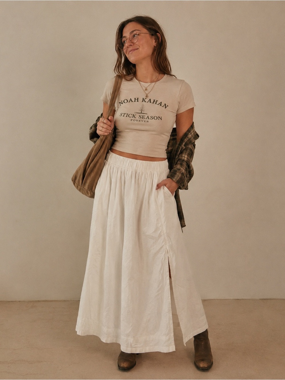 abercrombie & fitch white linen blend maxi skirt petite small nwt coastal